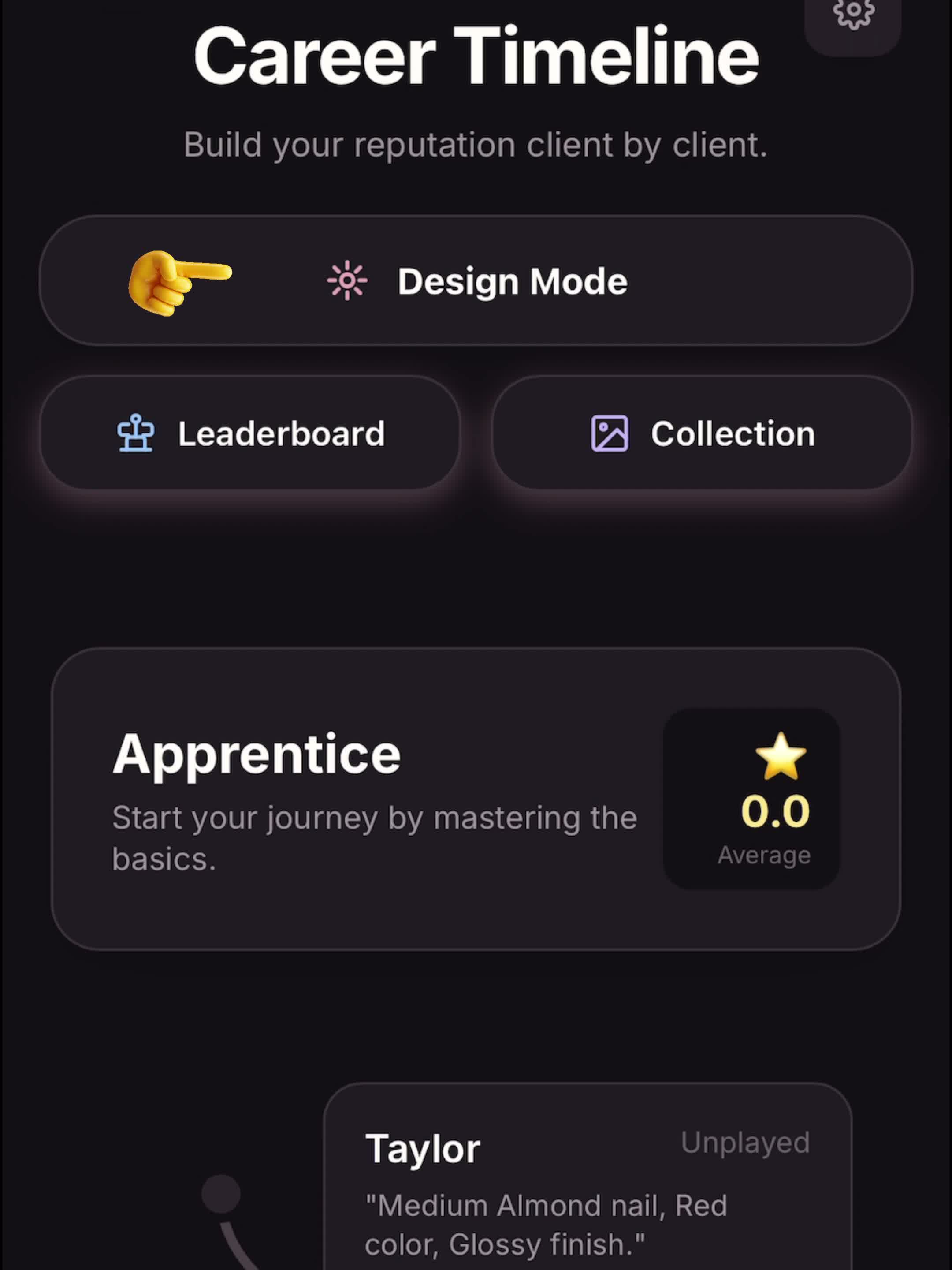 The Nail Art Game Background